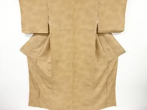 作家物　縮緬地のり散らし模様一ツ紋小紋着物